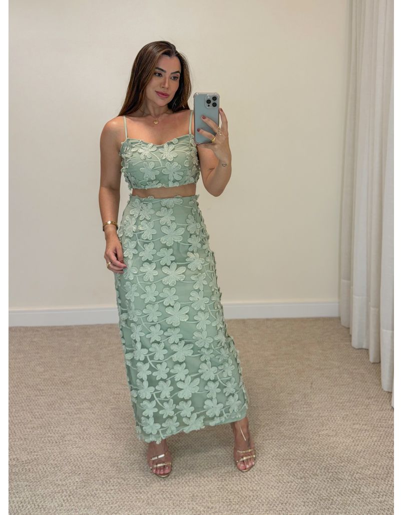 Conjunto Flowers Natasha Oliva