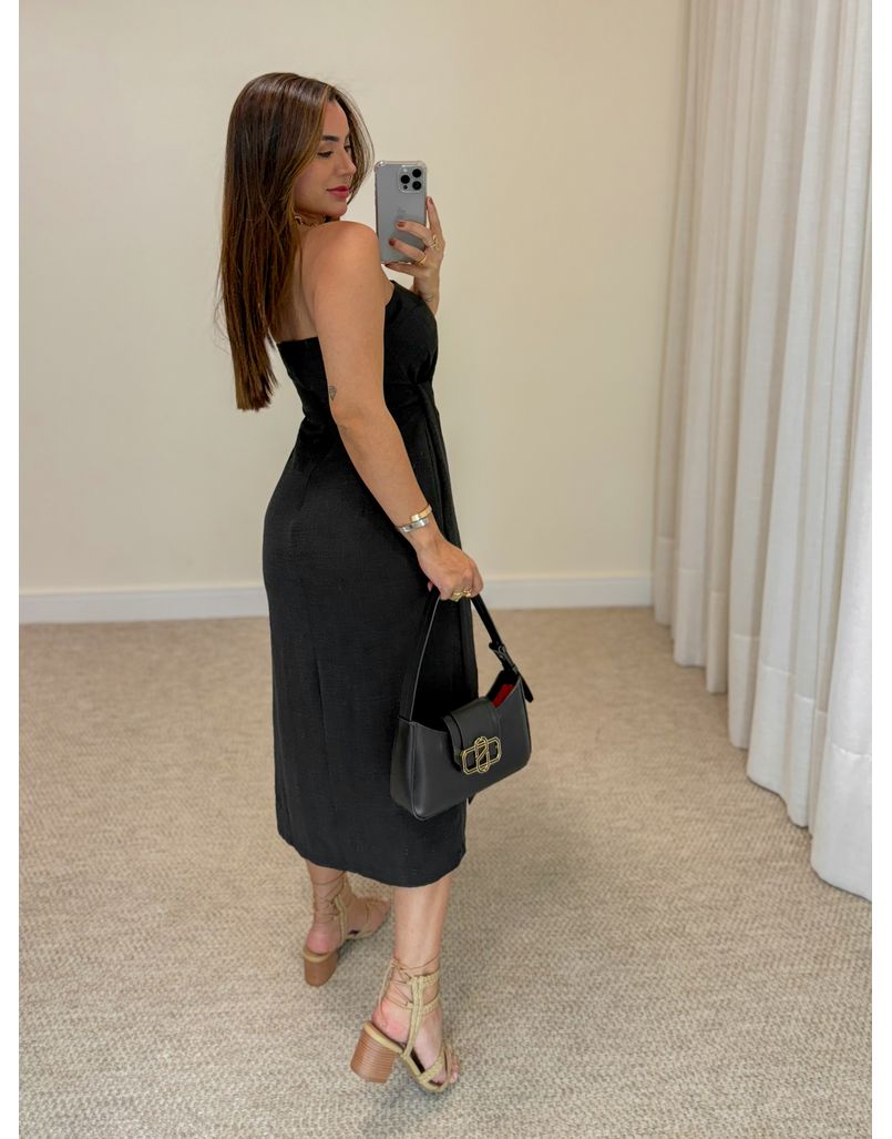 Vestido Tomara Que Caia Sarah Preto