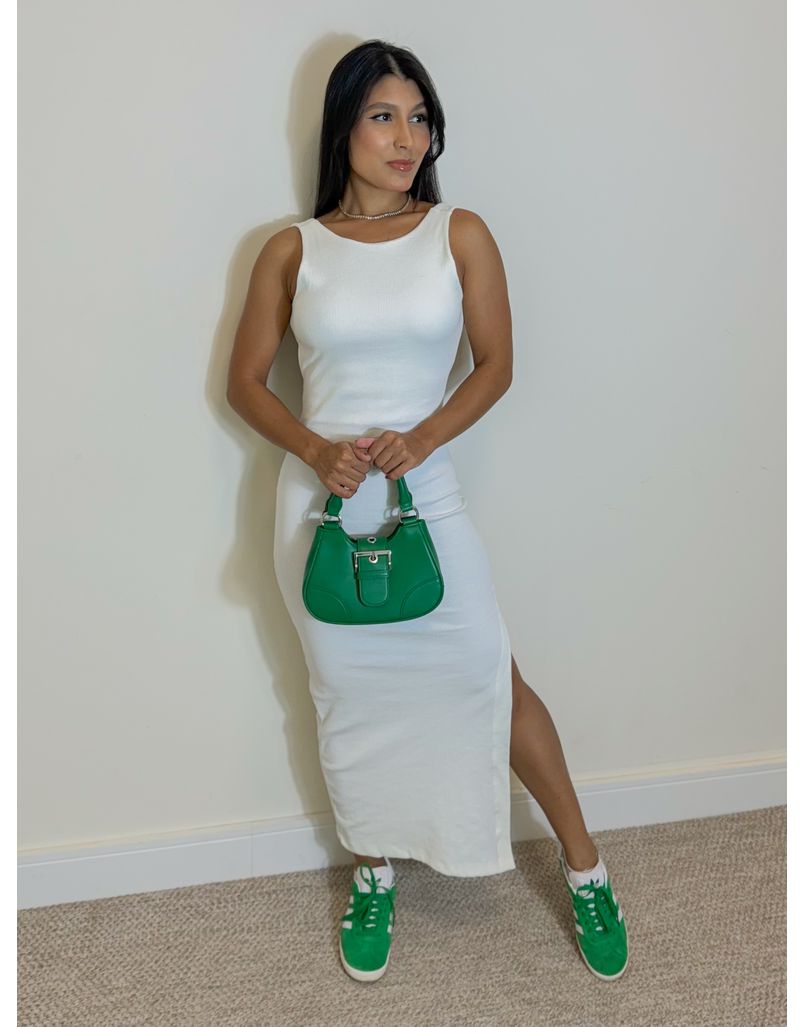 Vestido Canelado Havana Off - Loja La Mina 