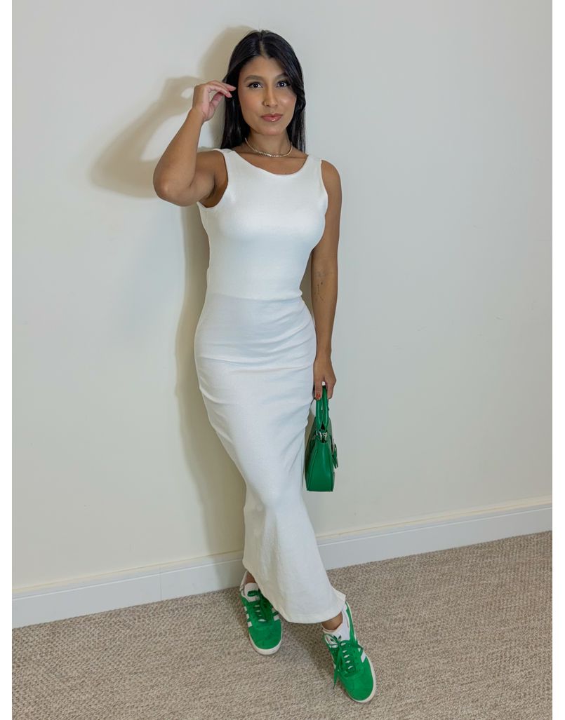 Vestido Canelado Havana Off