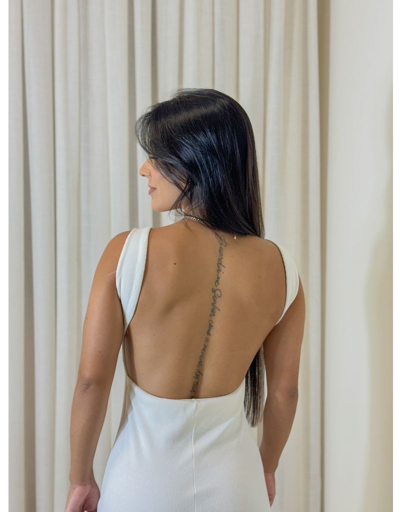 Vestido Canelado Havana Off