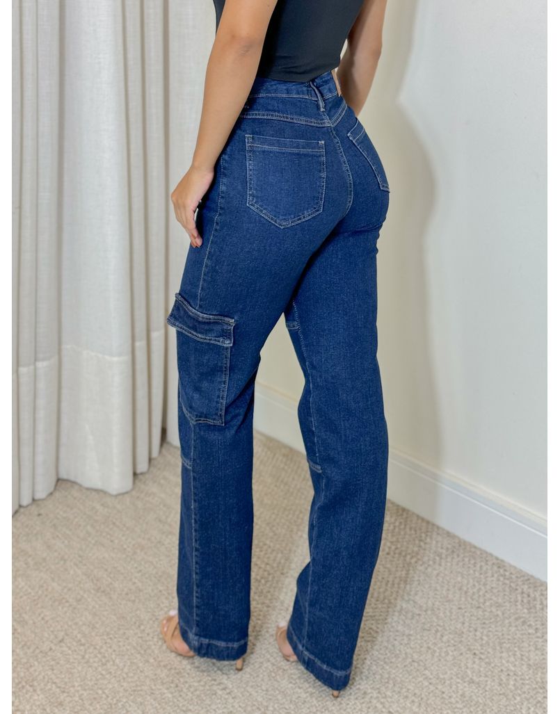 Calça Jeans Bolso Iza