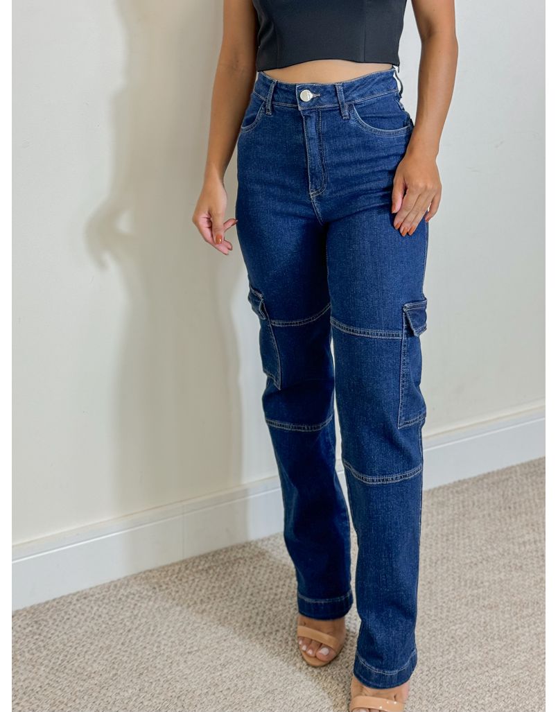 Calça Jeans Bolso Iza