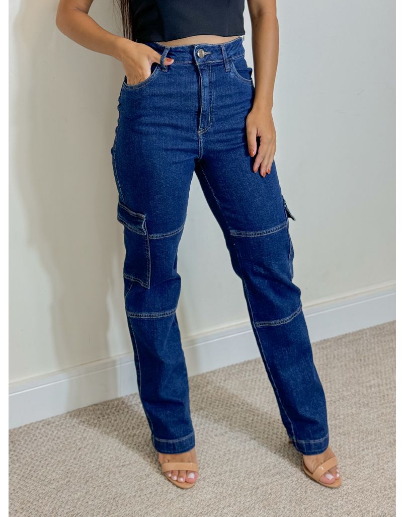 Calça Jeans Bolso Iza