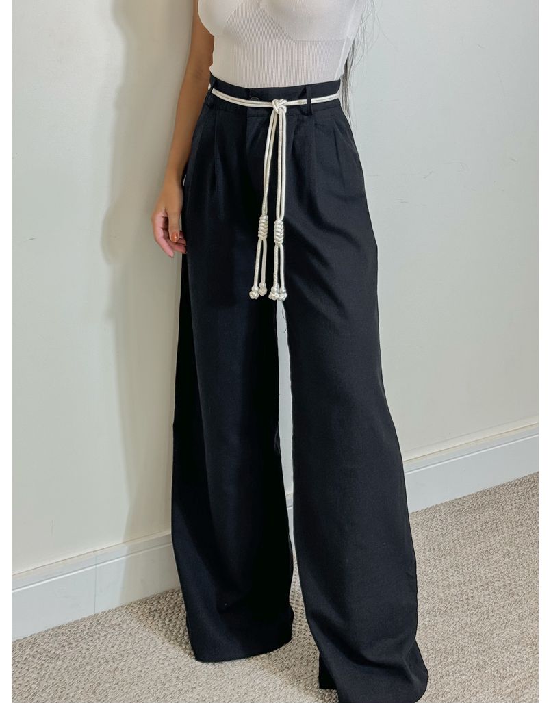 Calça Linho Roma Preto