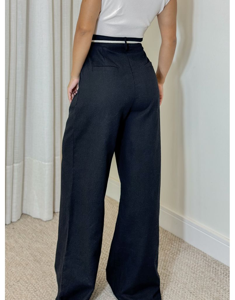 Calça Linho Roma Preto