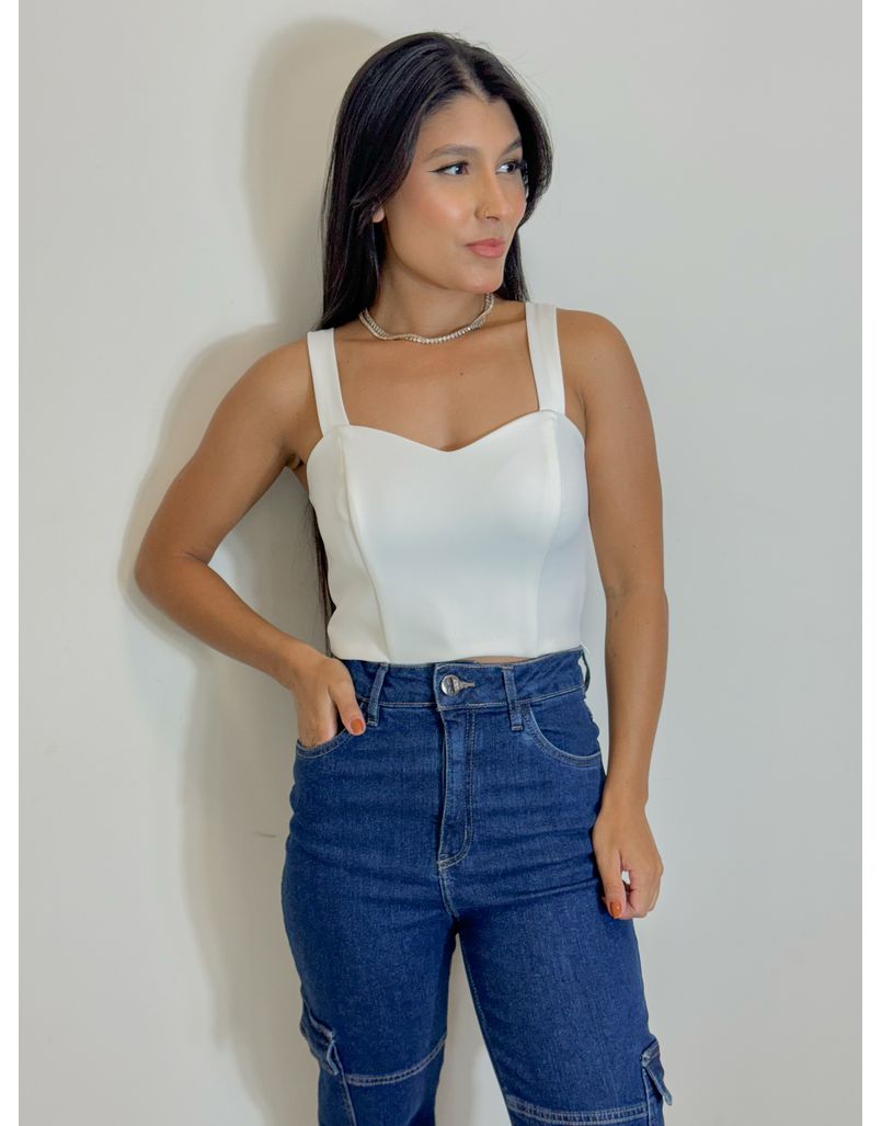 Cropped Alça Daniele Off