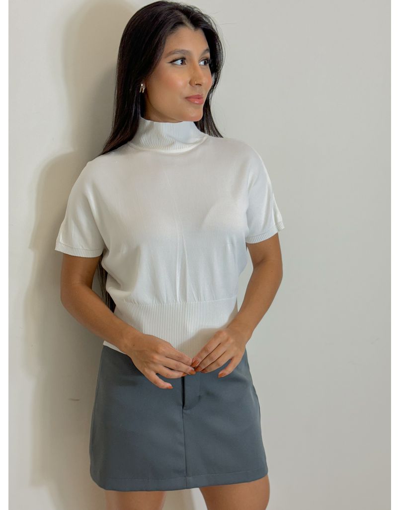 Blusa Tricot Hellen Off - Loja La Mina 