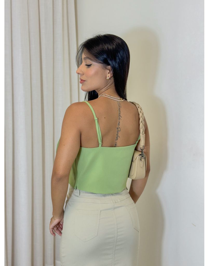 Cropped Laço Flávia Verde