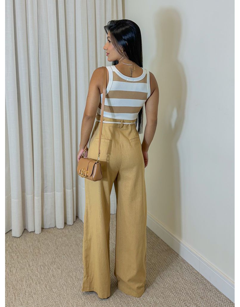 Calça Linho Roma Cappuccino 