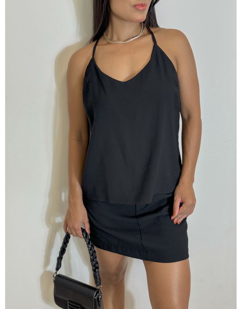 Blusa Alcinha Loren Preto
