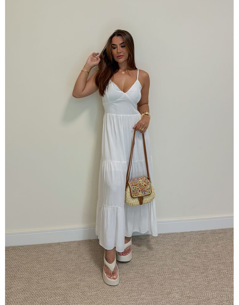Vestido Midi Atenas Branco 