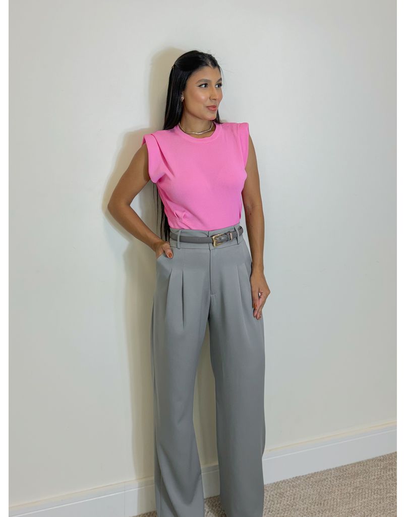Blusa Tricot Muscle Tee Rosa