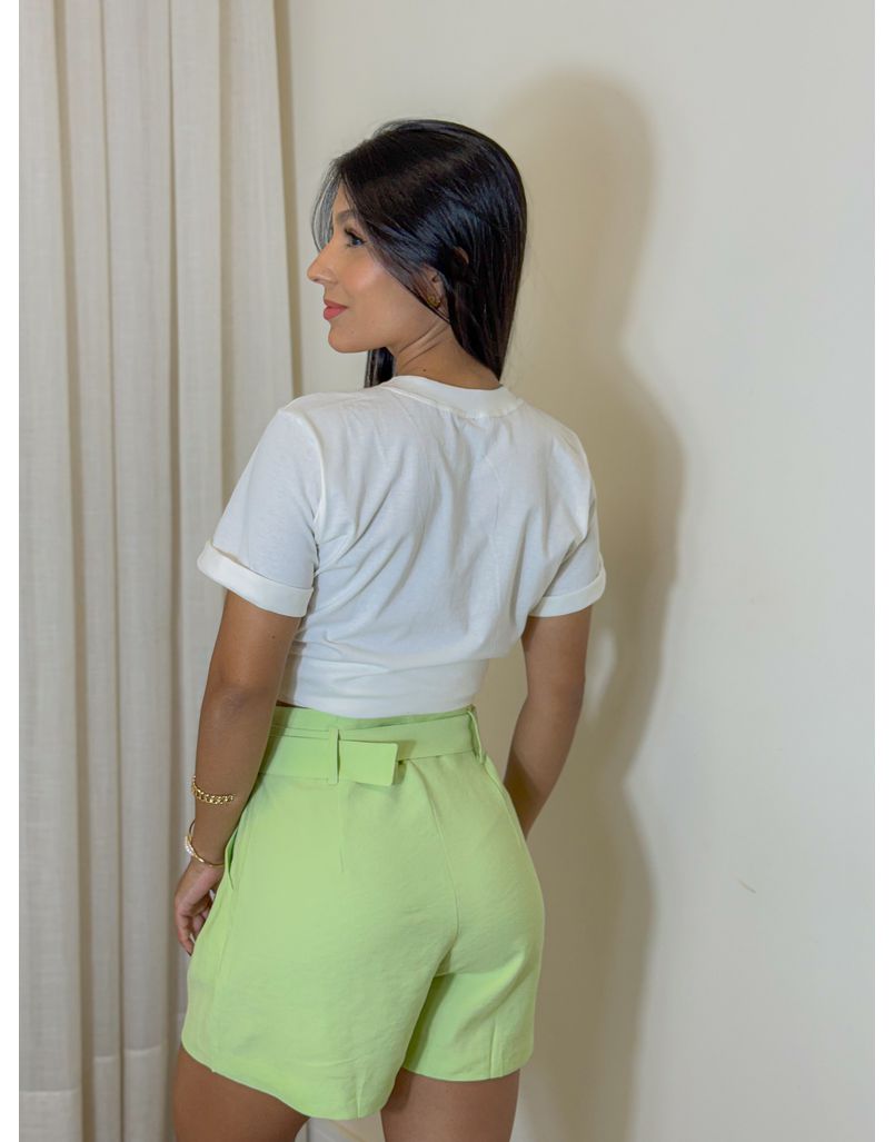 Short Cinto Nayara Verde