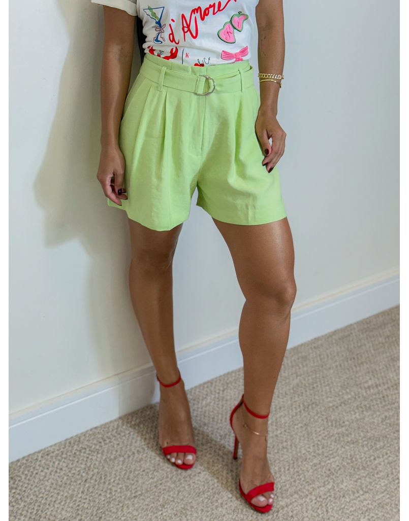 Short Cinto Nayara Verde