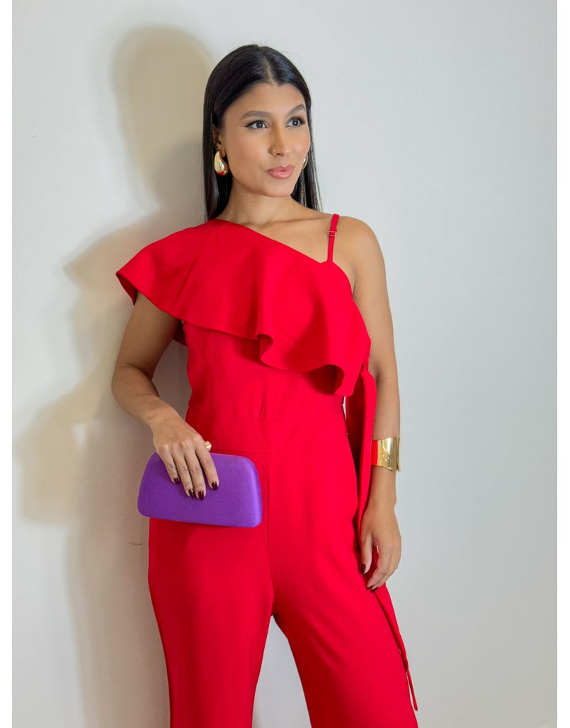 Macacão Tatiane Vermelho