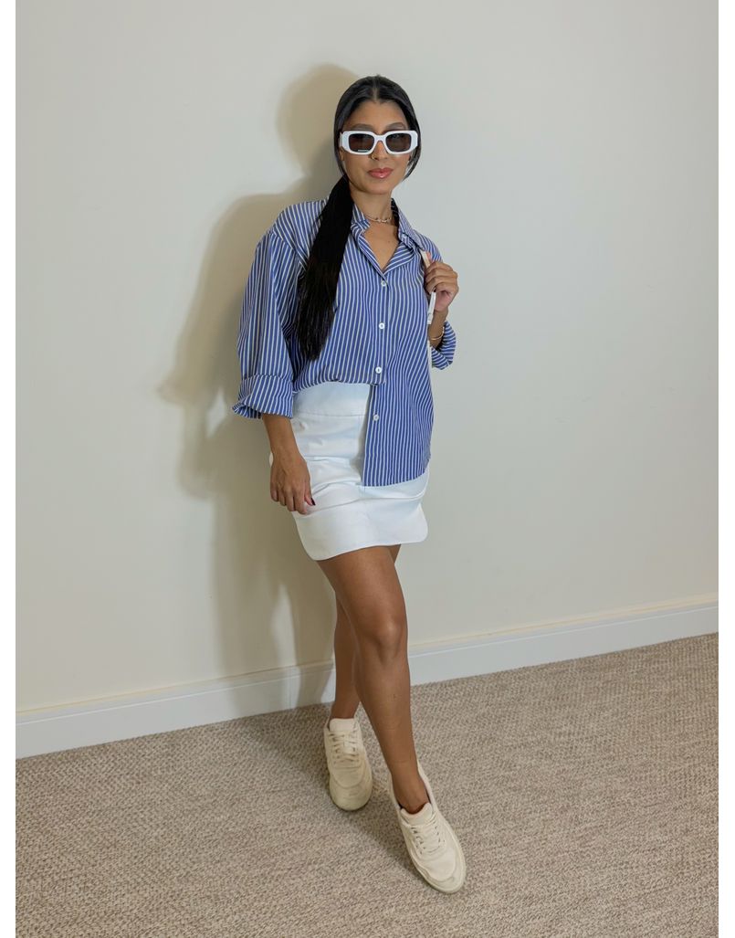 Camisa Listrada Sabrina Azul 