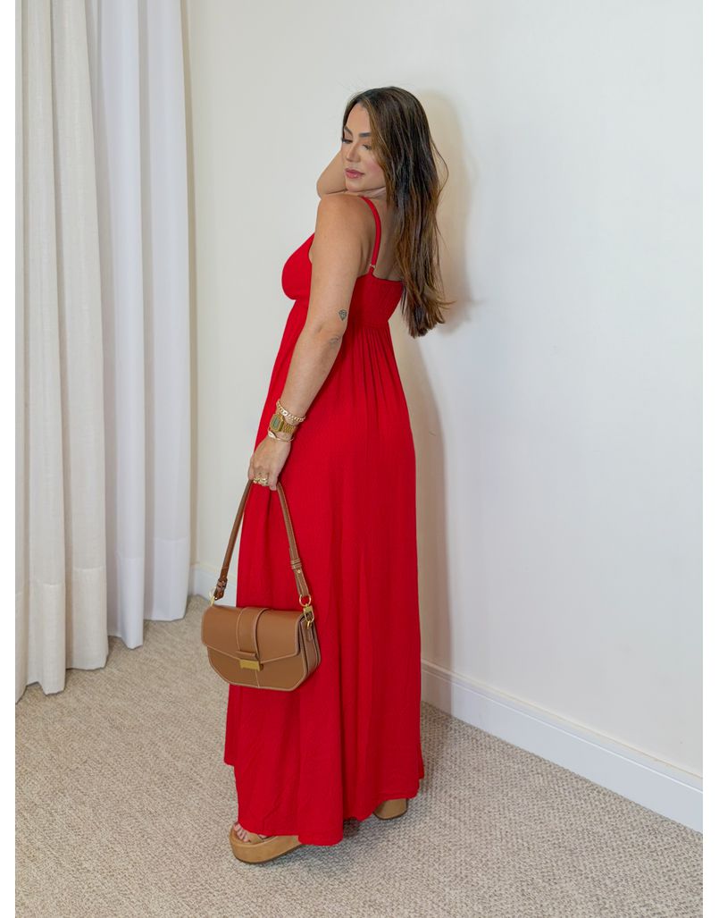 Vestido Liso Ibiza Vermelho