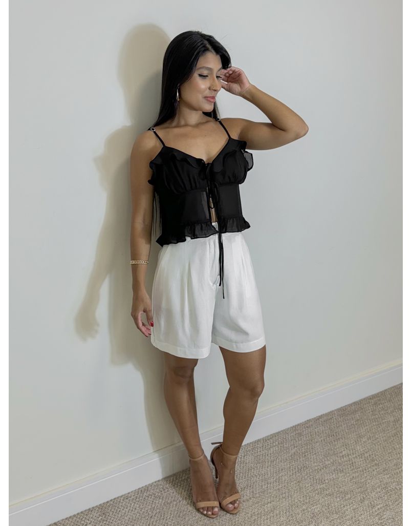 Blusa Alcinha Angélica Preto