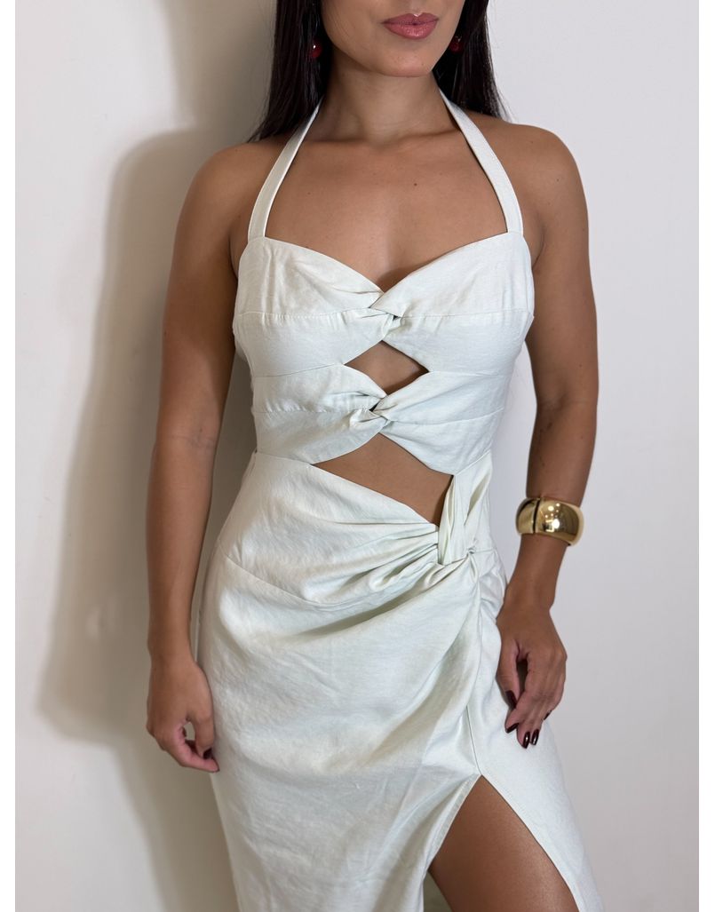 Vestido Midi Nó Mayara Menta