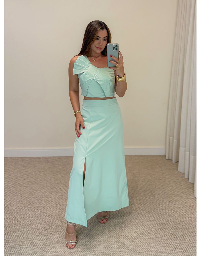 Conjunto Saia Germana Verde