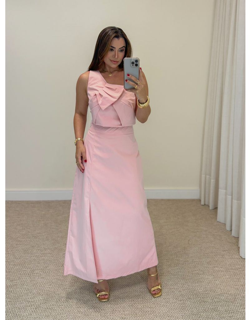 Conjunto Saia Germana Rosa