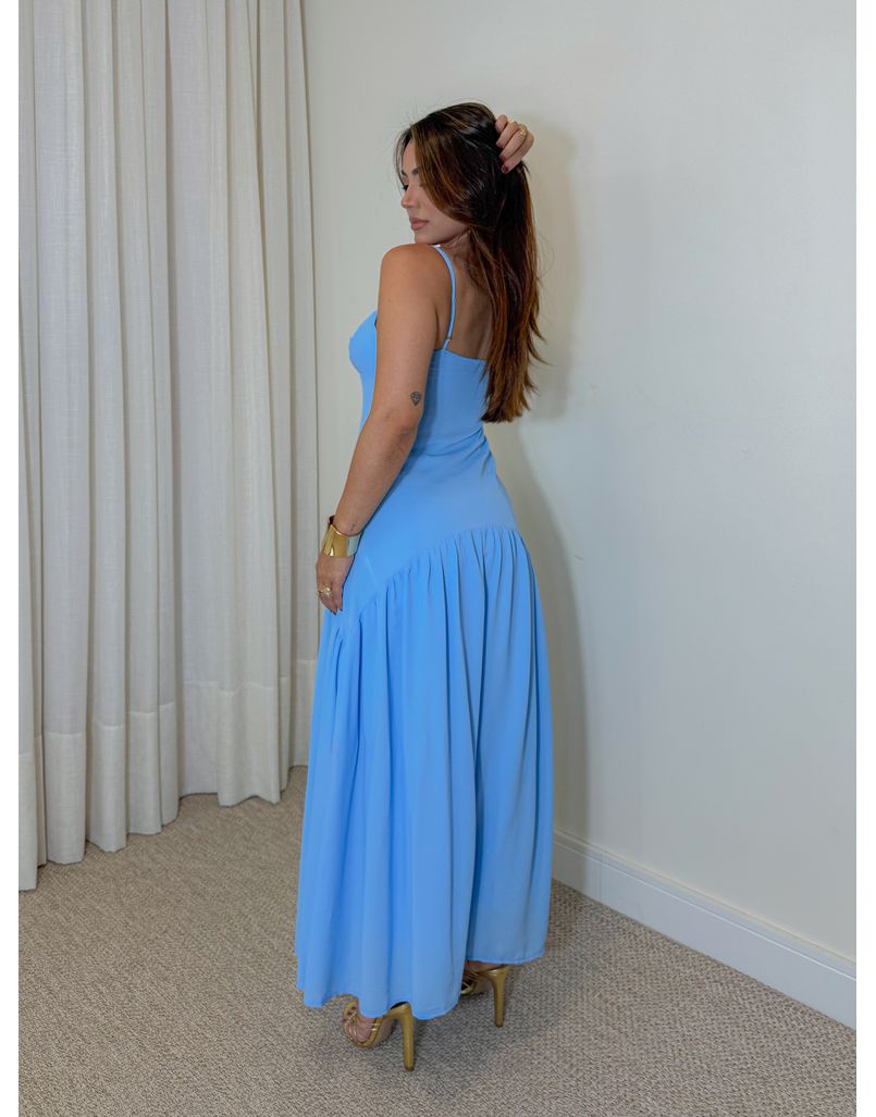 Vestido Midi Lohana Azul