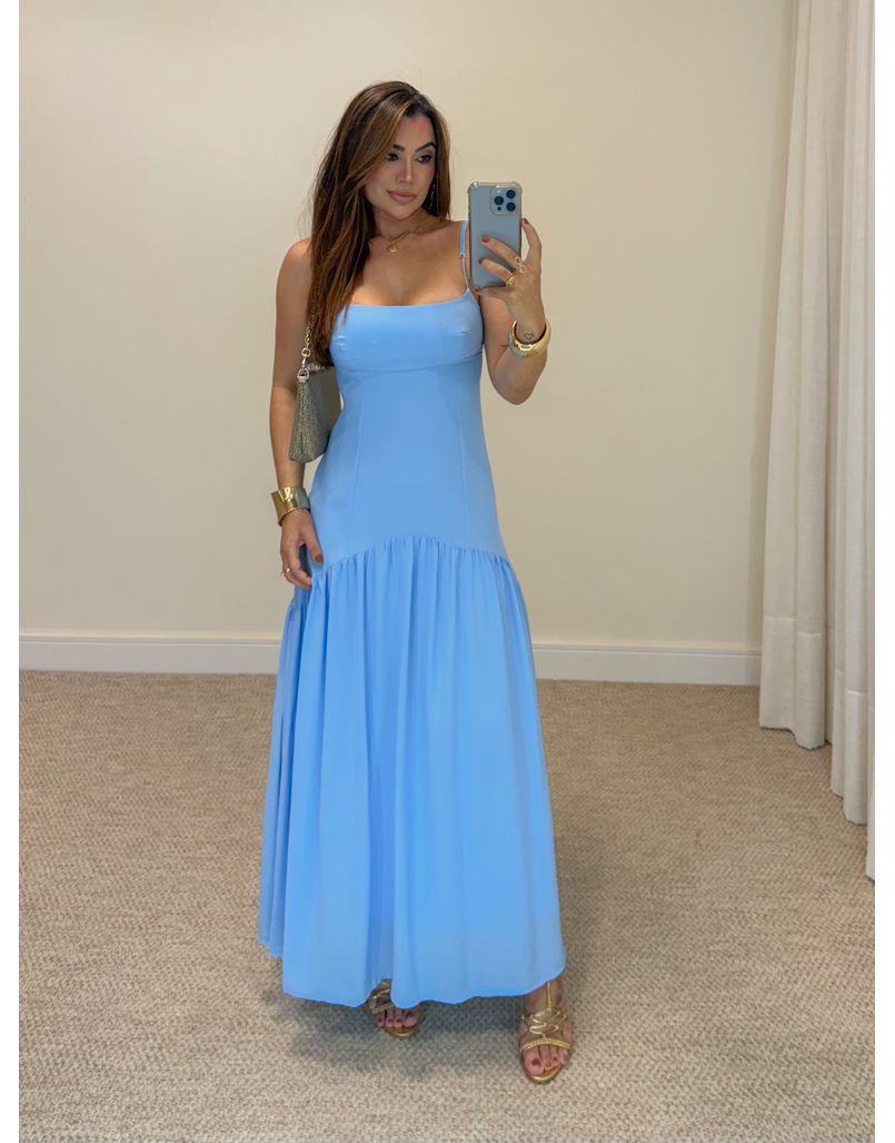 Vestido Midi Lohana Azul