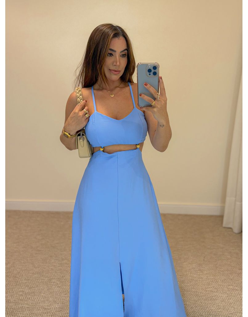 Vestido Alcinha Alexandra Azul