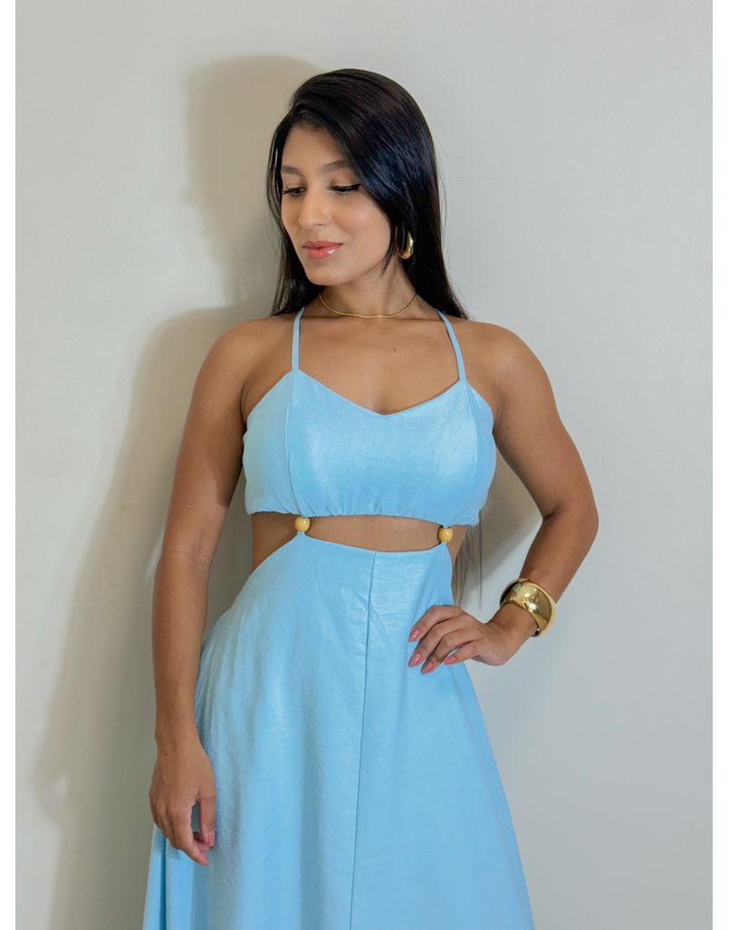Vestido Alcinha Alexandra Azul Claro