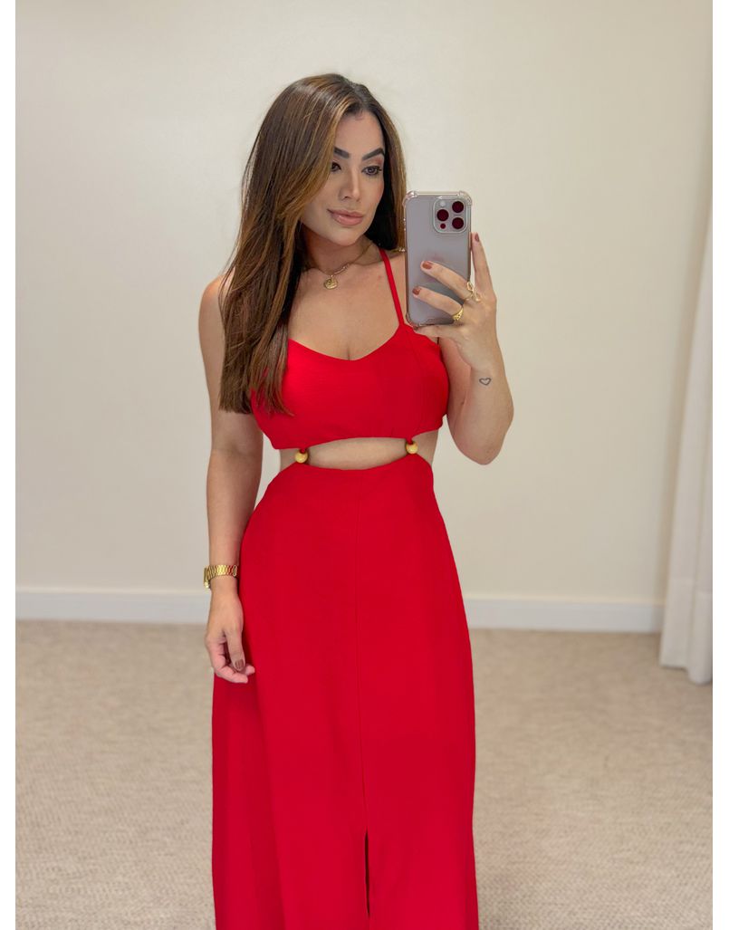 Vestido Alcinha Alexandra Vermelho