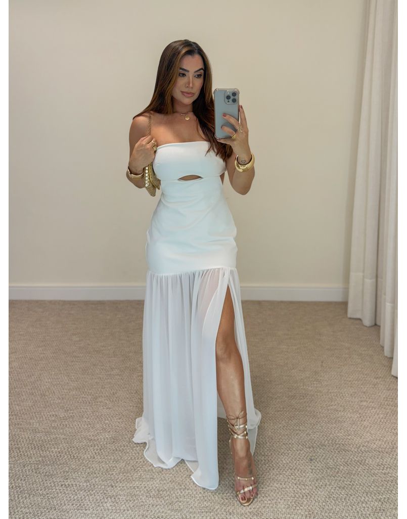 Vestido Midi Maia Branco