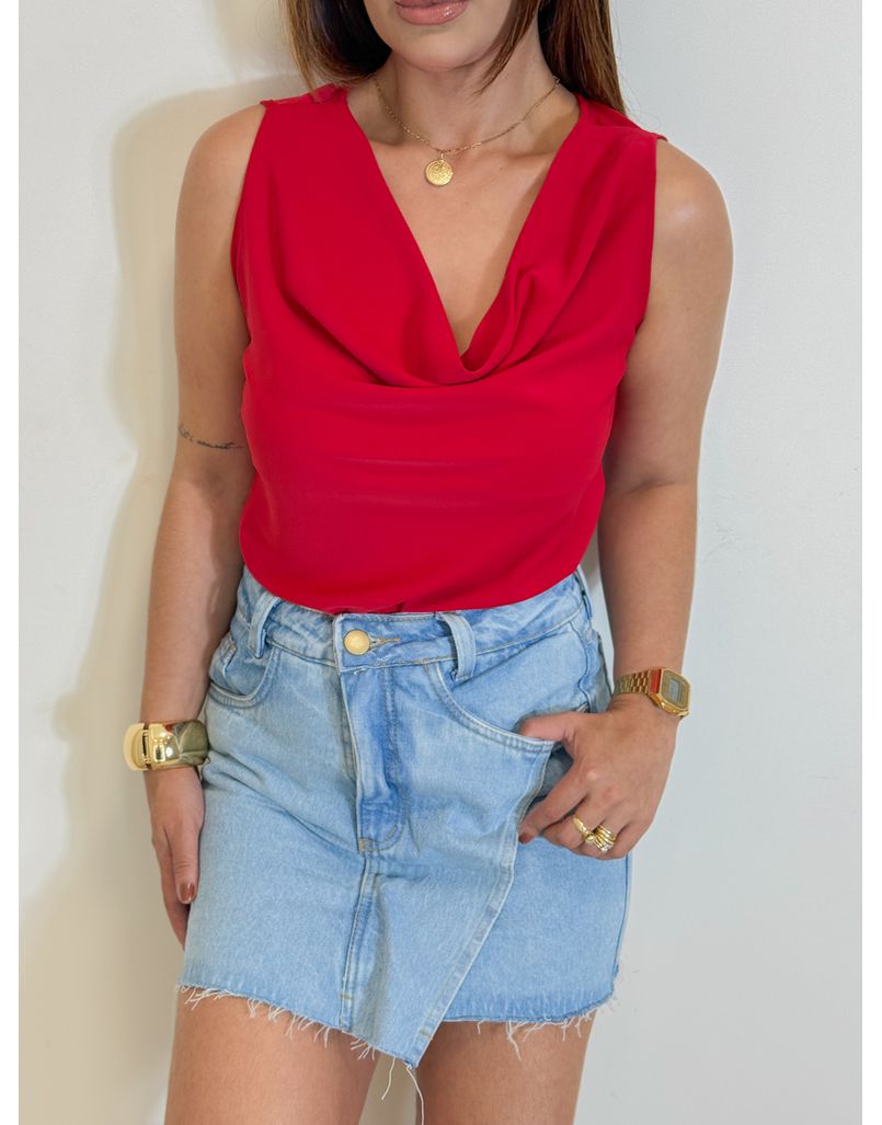 Short Saia Jeans
