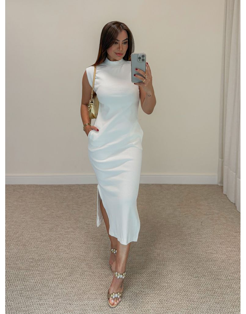 Vestido Canelado Muscle Tee Off