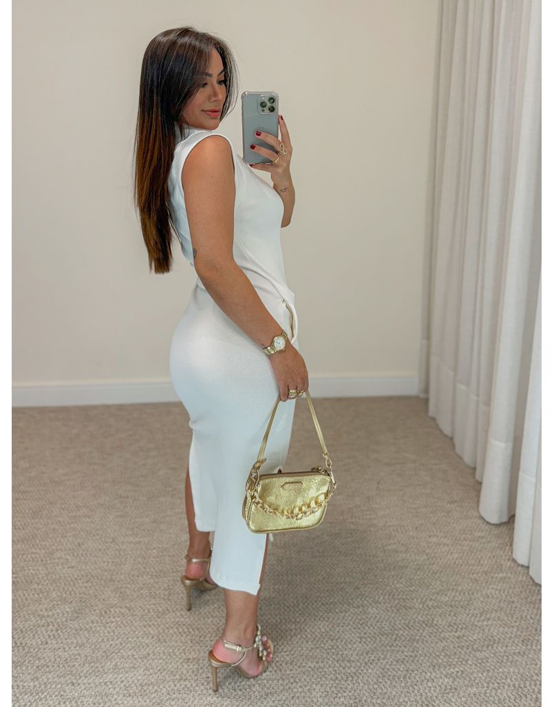 Vestido Canelado Muscle Tee Off