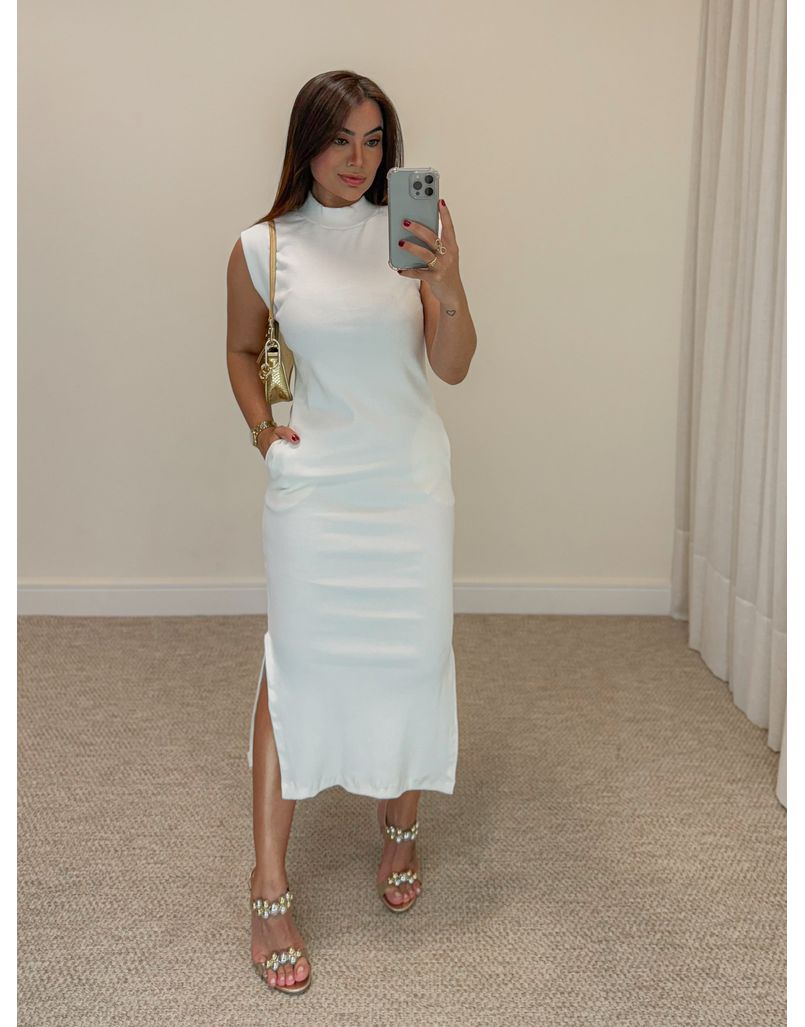 Vestido Canelado Muscle Tee Off