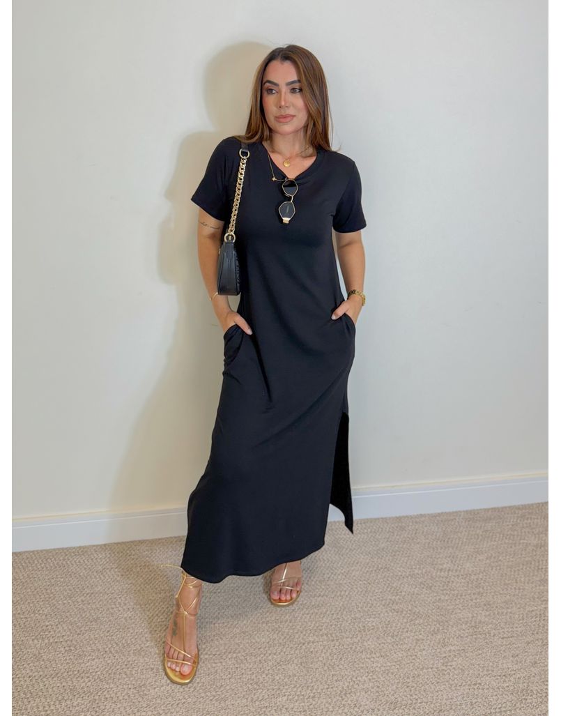 Vestido Beatriz Preto 