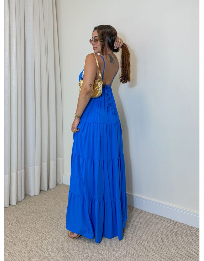 Vestido Alcinha Marrocos Azul