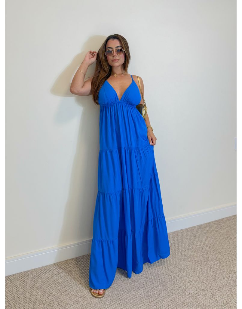Vestido Alcinha Marrocos Azul