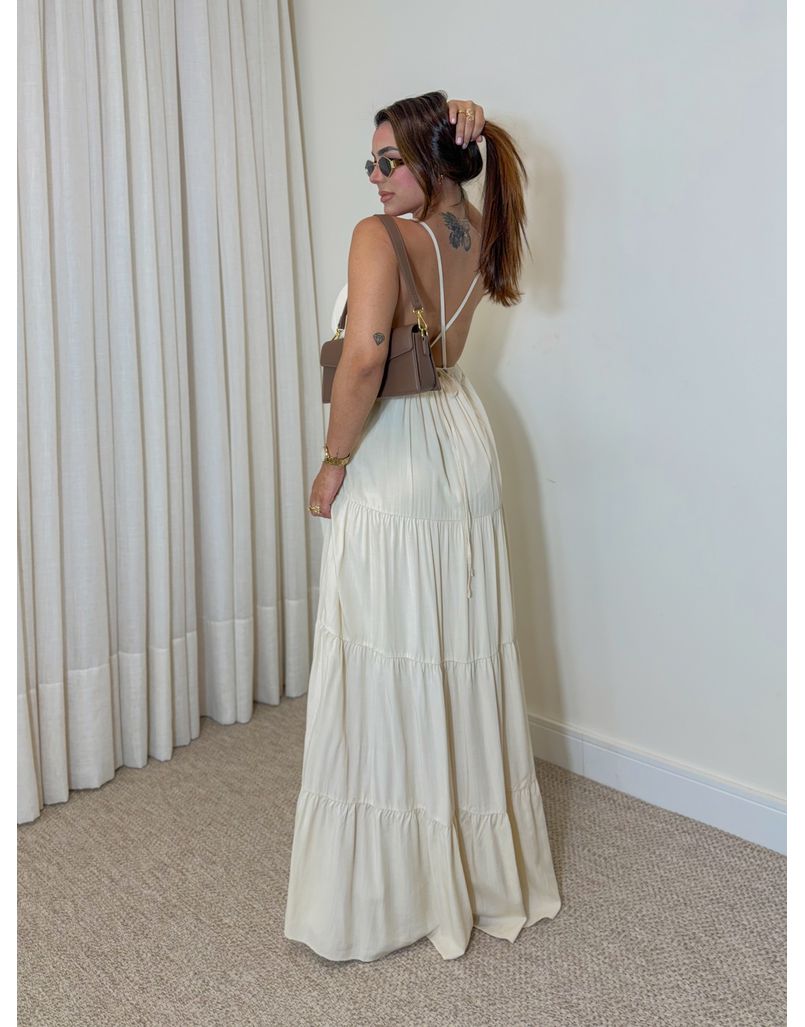 Vestido Alcinha Marrocos Areia