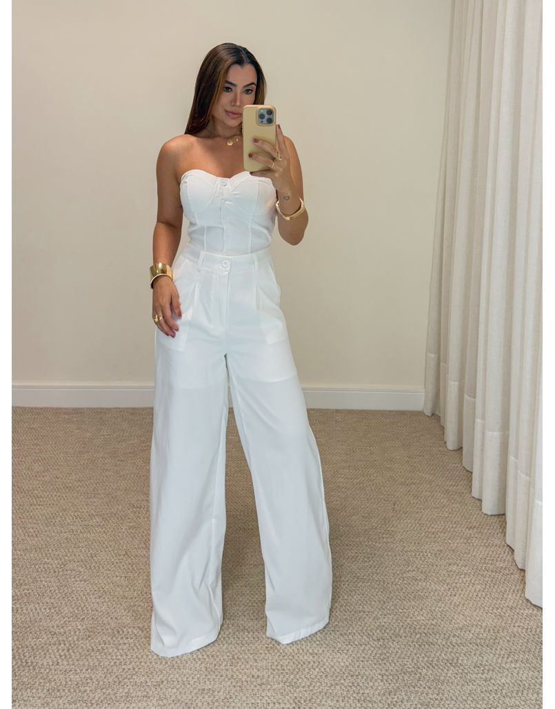Conjunto Calça Moscou Branco