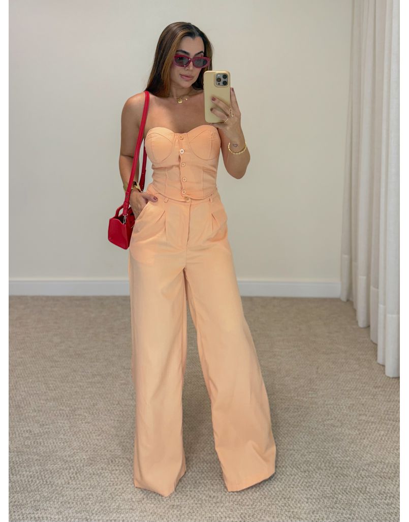 Conjunto Calça Moscou Coral