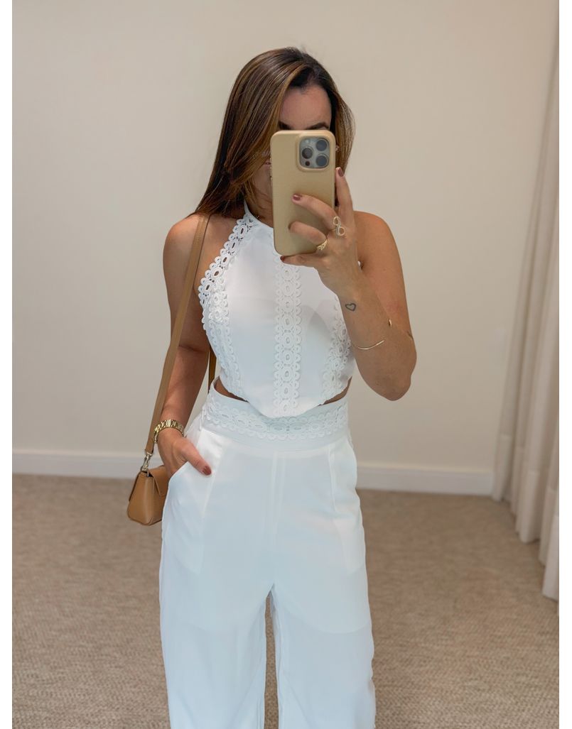 Conjunto Laise Pequim Branco