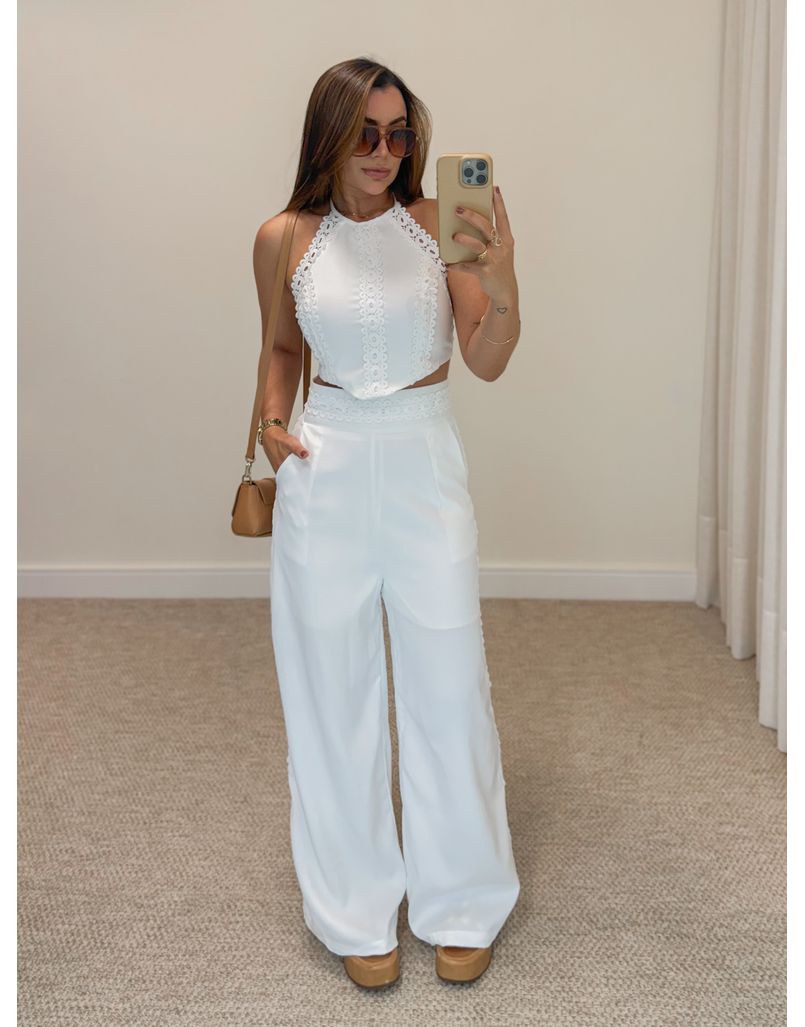 Conjunto Laise Pequim Branco