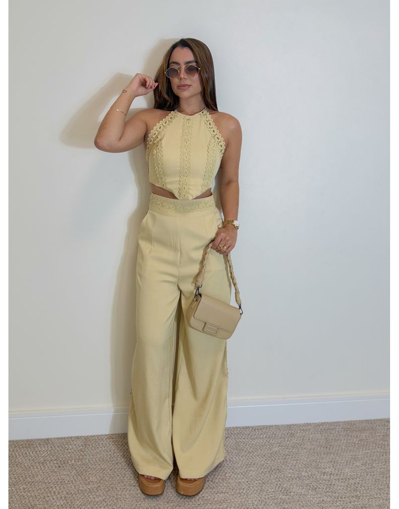 Conjunto Laise Pequim Cáqui