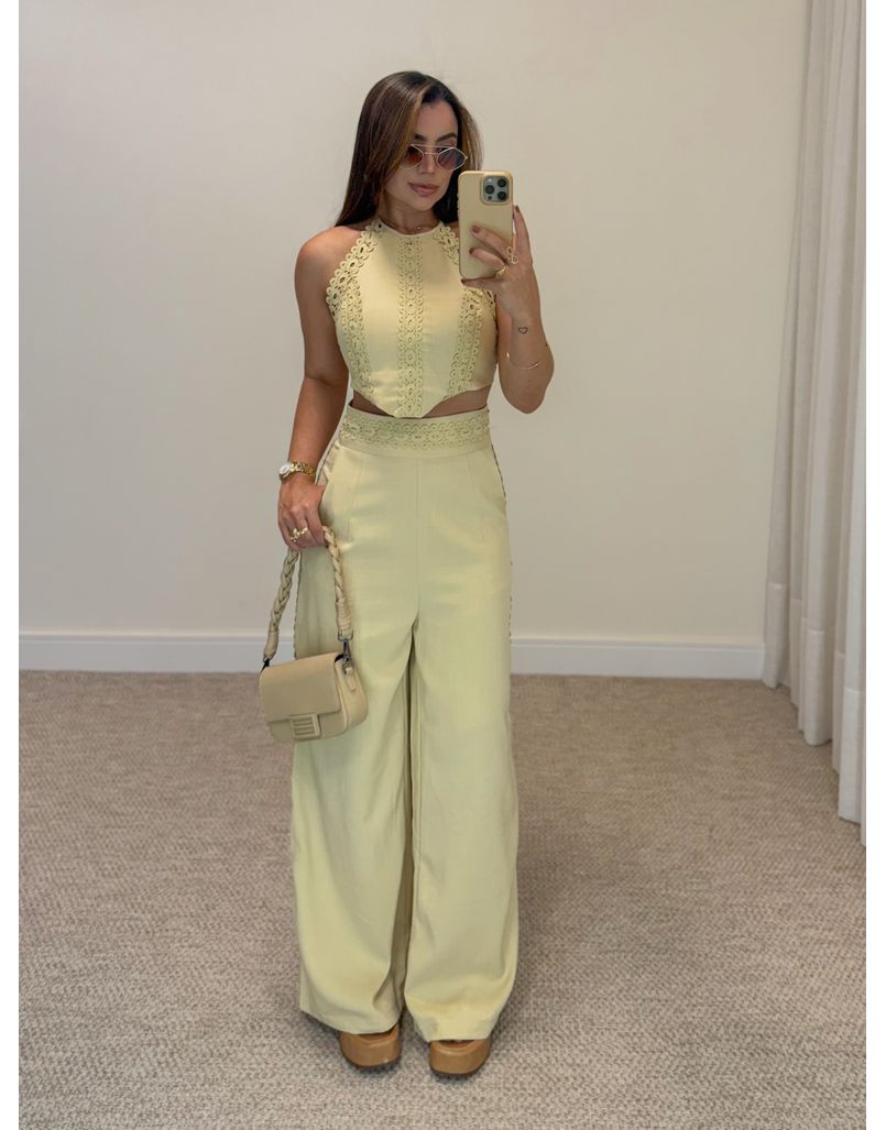 Conjunto Laise Pequim Cáqui