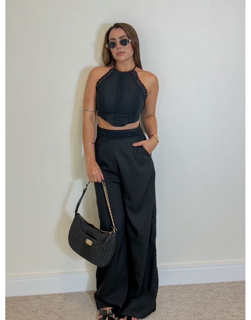 Conjunto Laise Pequim Preto