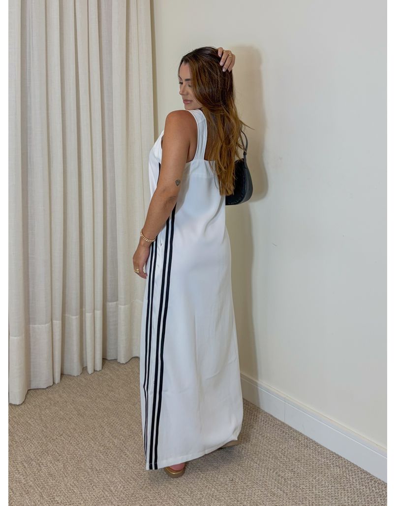 Vestido Midi Alça Elen Branco