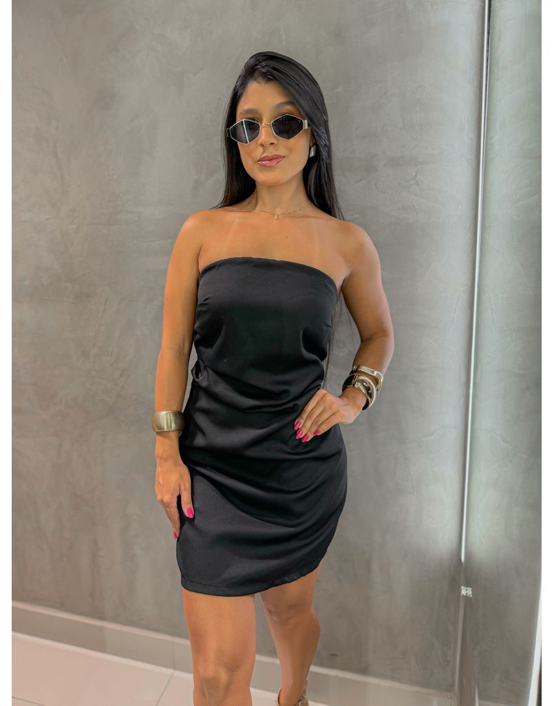 Vestido Bárbara Preto - Loja La Mina 