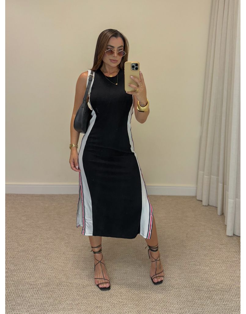 Vestido Canelado França 